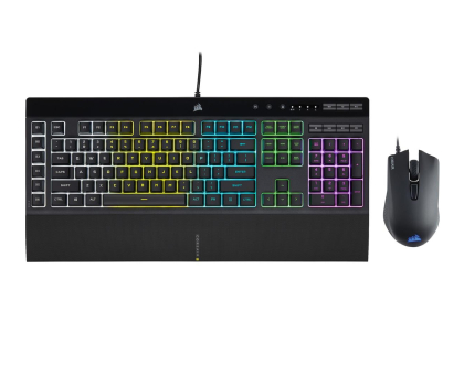 Zestaw (Mysz + Klawiatura) CORSAIR Klawiatura K55 + Myszka Harpoon RGB Pro Combo CH-9226865-NA